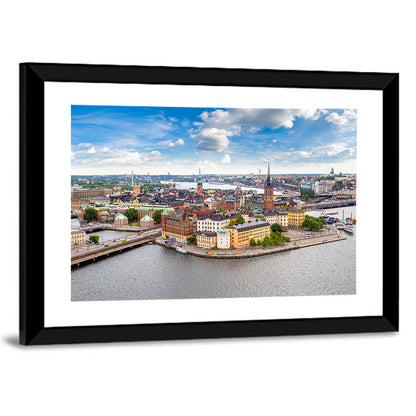 Gamla Stan Harbor, Stockholm Wall Art