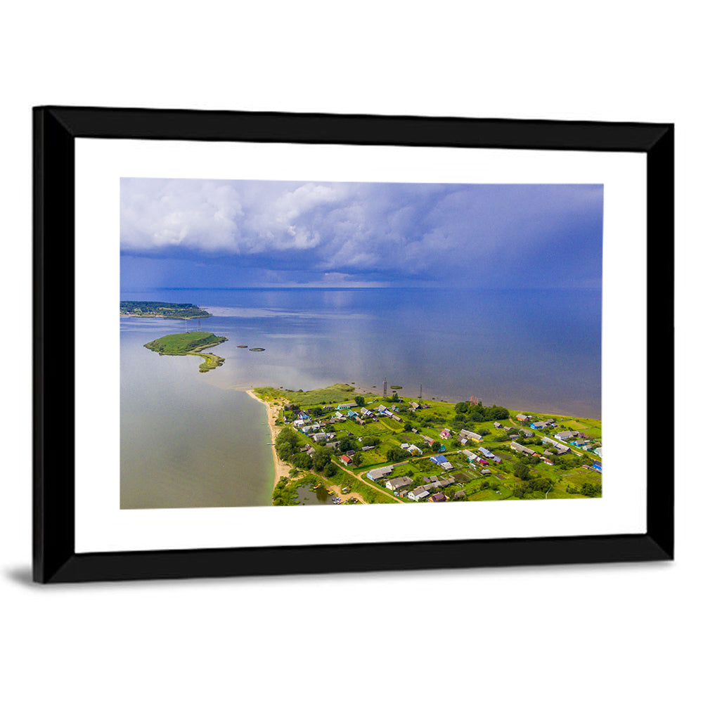 Pskov Lake and Talabski Islands Wall Art