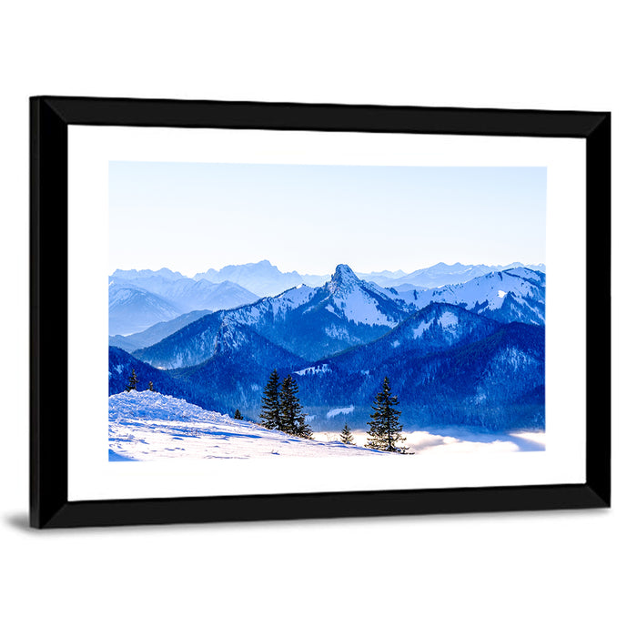 Wallberg Mountain Near Tegernsee Wall Art as a framed print