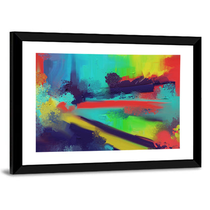 Vibrant Abstract Color Study Wall Art