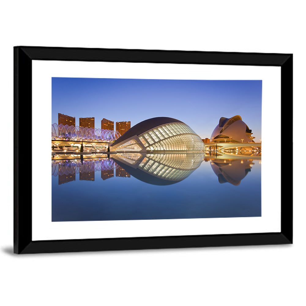 Valencia City of Arts and Sciences, Twilight Wall Art