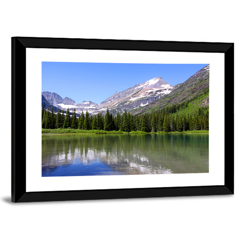 Swift Current Lake Reflection Wall Art