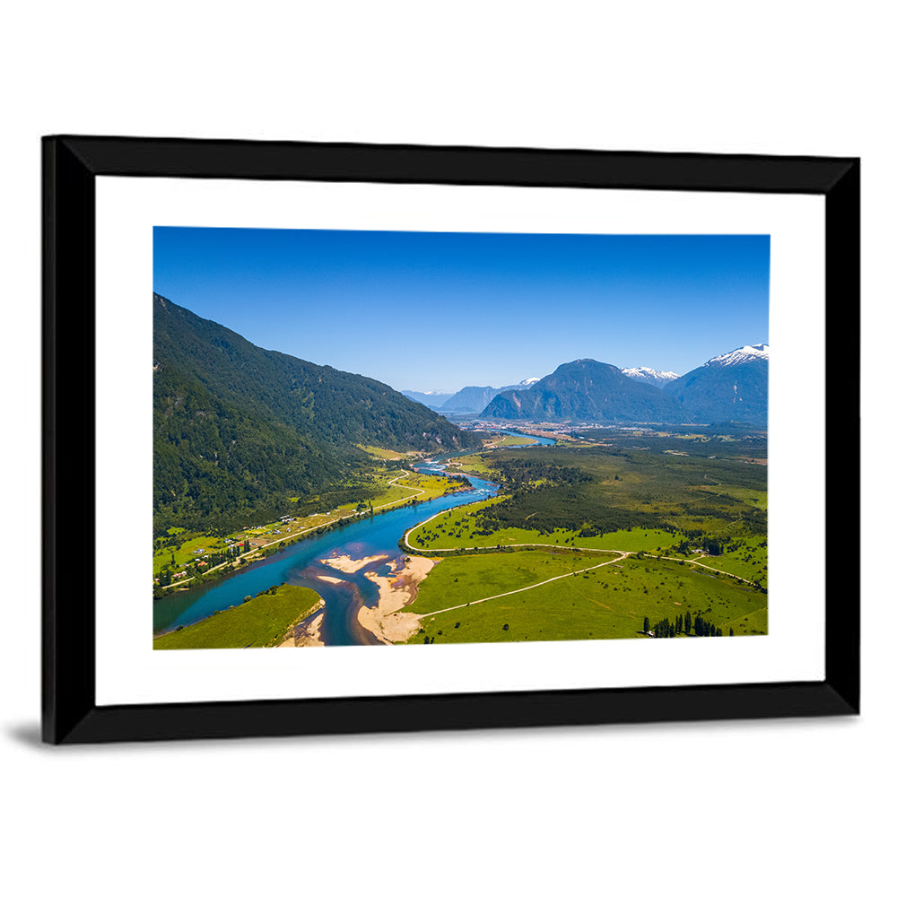 Puerto Aysen River Valley Wall Art