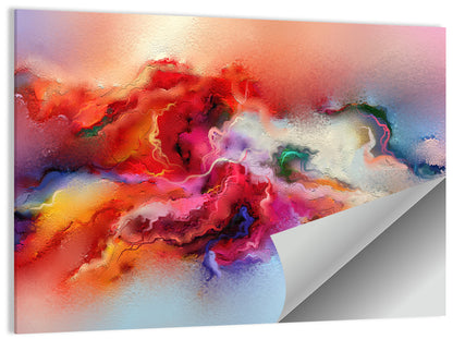 Hand Drawn Brushstroke Nebula Wall Art