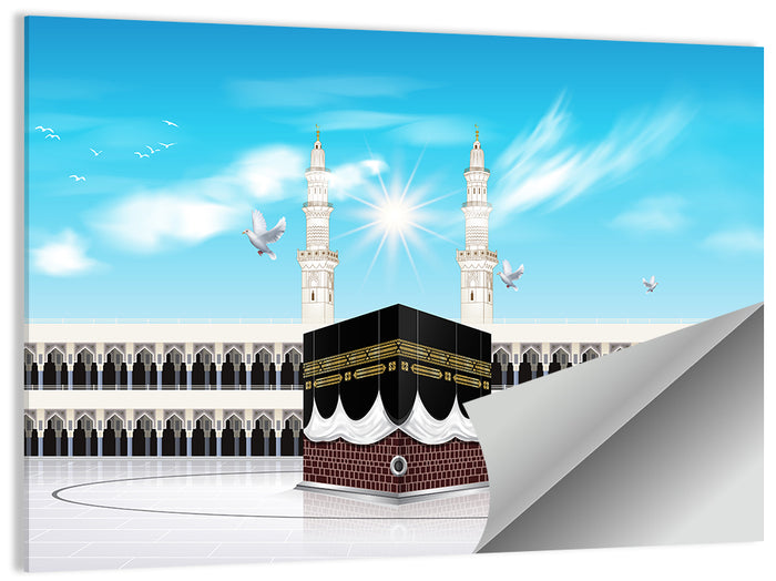 Khana E Kaaba Wall Art as a poster print