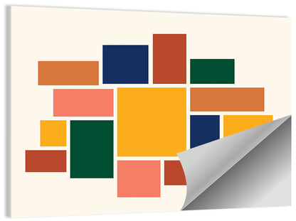 Geometric Mosaic Mood Board Wall Art