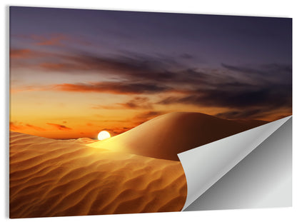Glowing Dune Sunset Wall Art