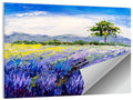 Lavender Field in Provence Wall Art