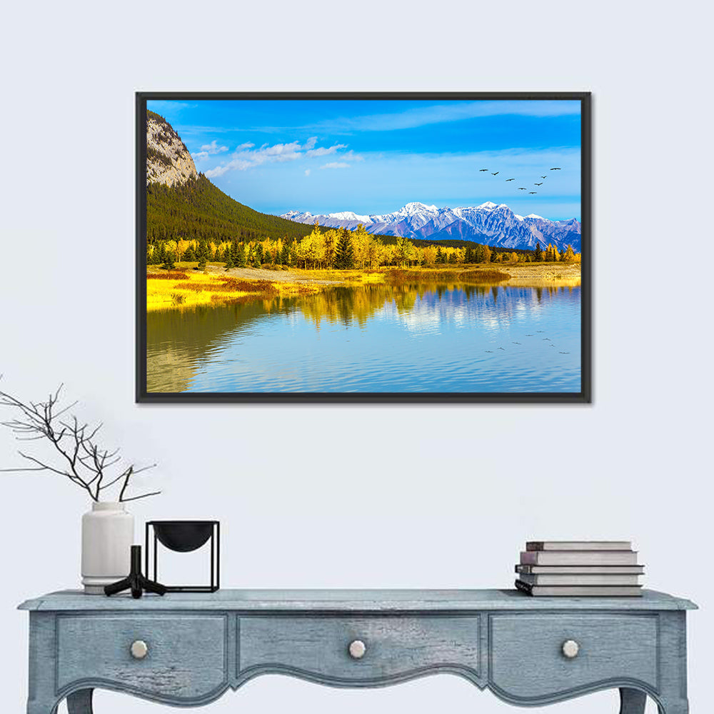Abraham Lake Reflections Wall Art