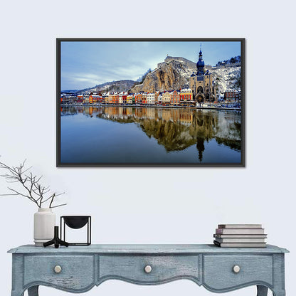 Dinant Collegiate Church on the Meuse Wall Art