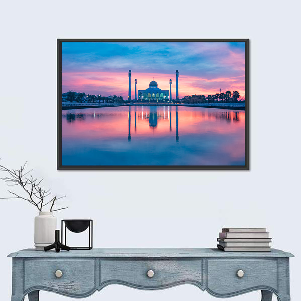 Central Mosque of Songkhla at Sunset Wall Art
