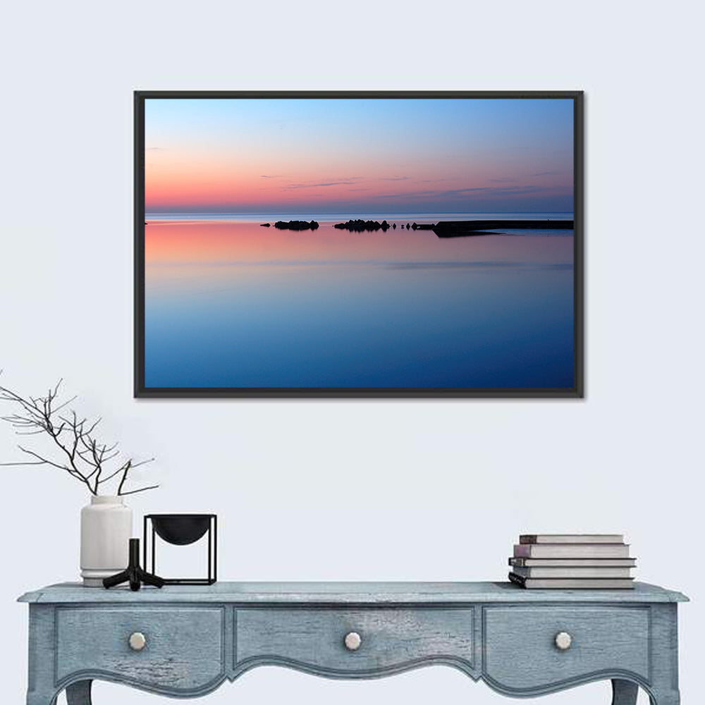 Lake Ontario Sunset Reflection Wall Art