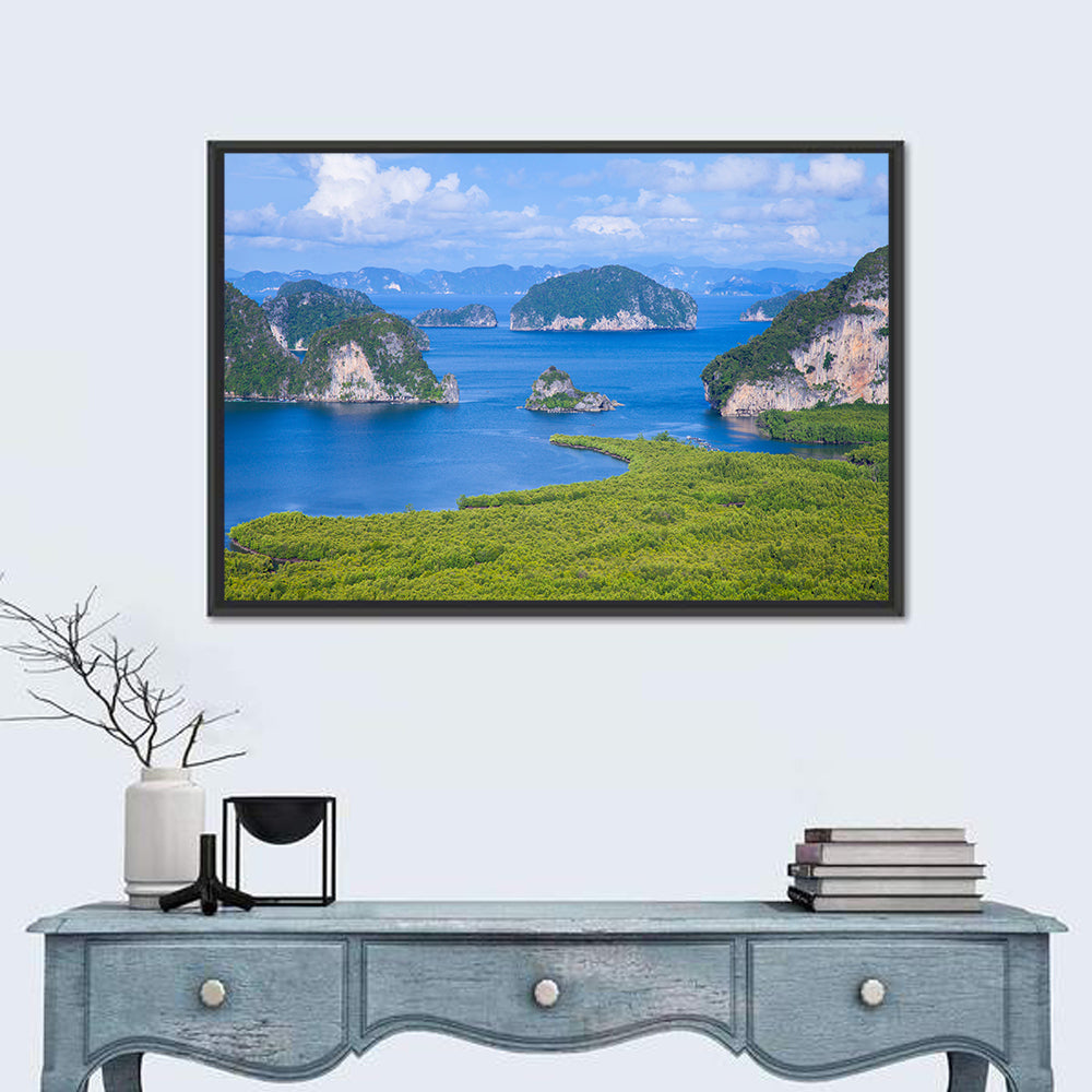 Samed Nangchee Viewpoint Wall Art in a room, landscape