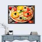 Pizza Ingredients Close-up Wall Art