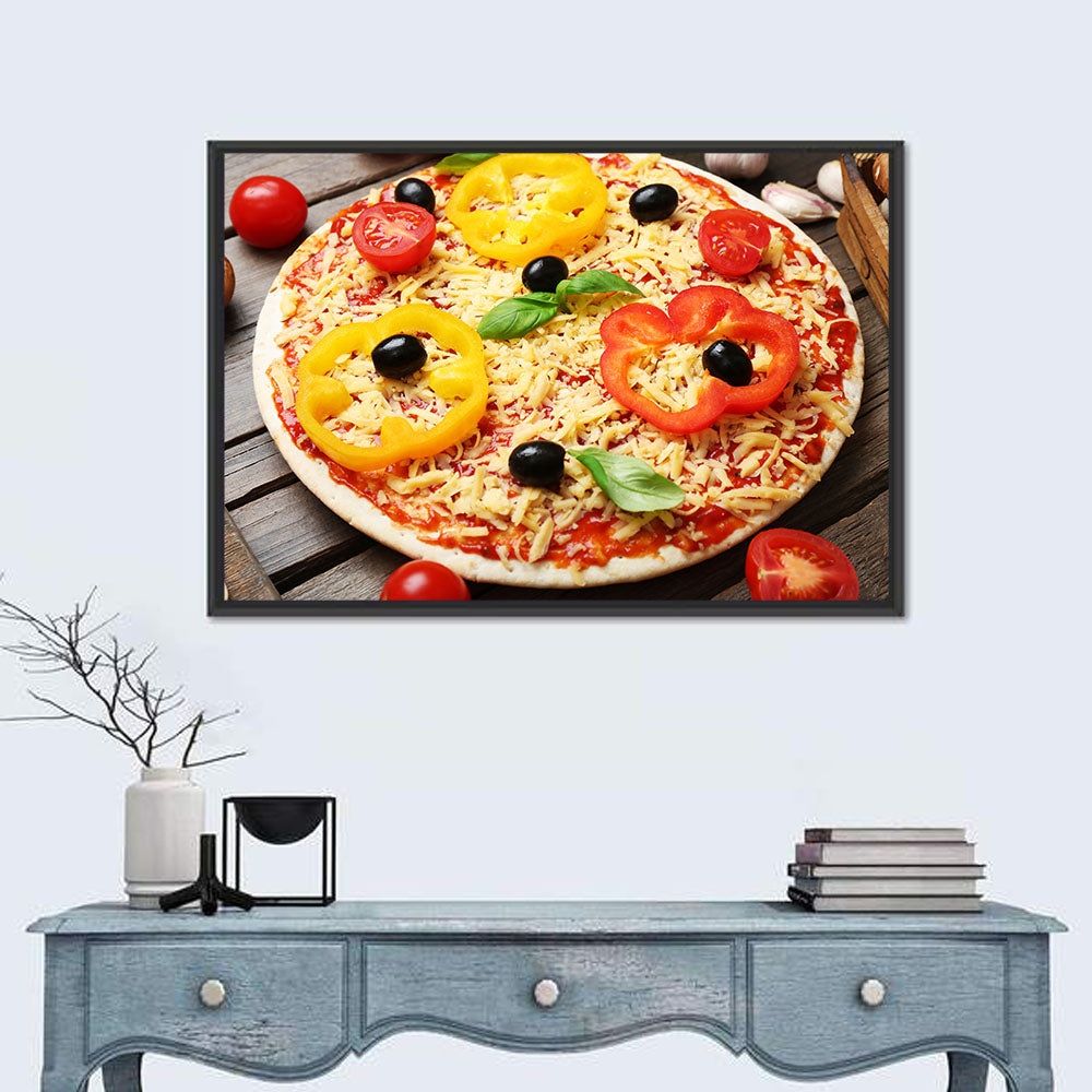 Pizza Ingredients Close-up Wall Art