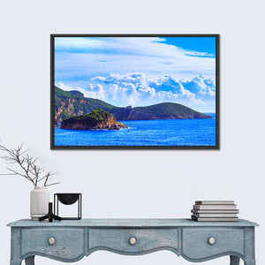 Paleokastrica Coastline In Corfu Wall Art