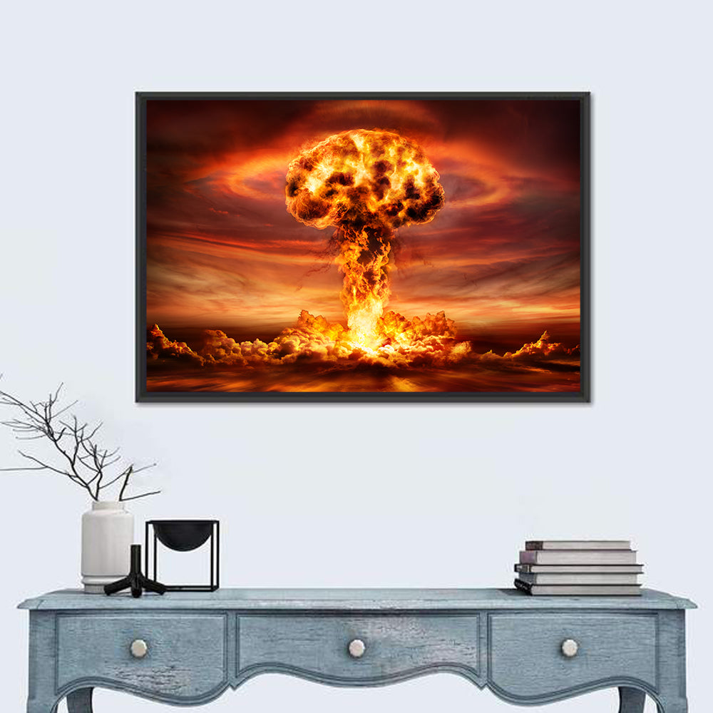 Nuclear Mushroom Cloud Wall Art