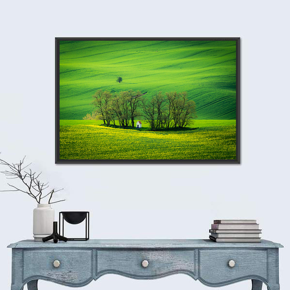 Chapel of Saint Barbara, Moravia Wall Art in a room, landscape