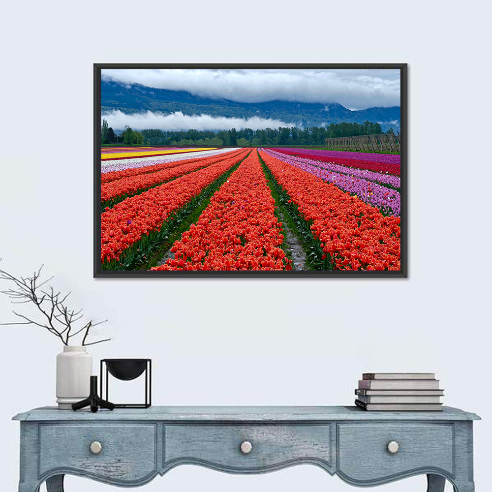 Chilliwack Tulip Festival Wall Art in a room, landscape