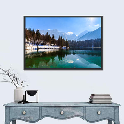 Alpine Lake Reflection Wall Art