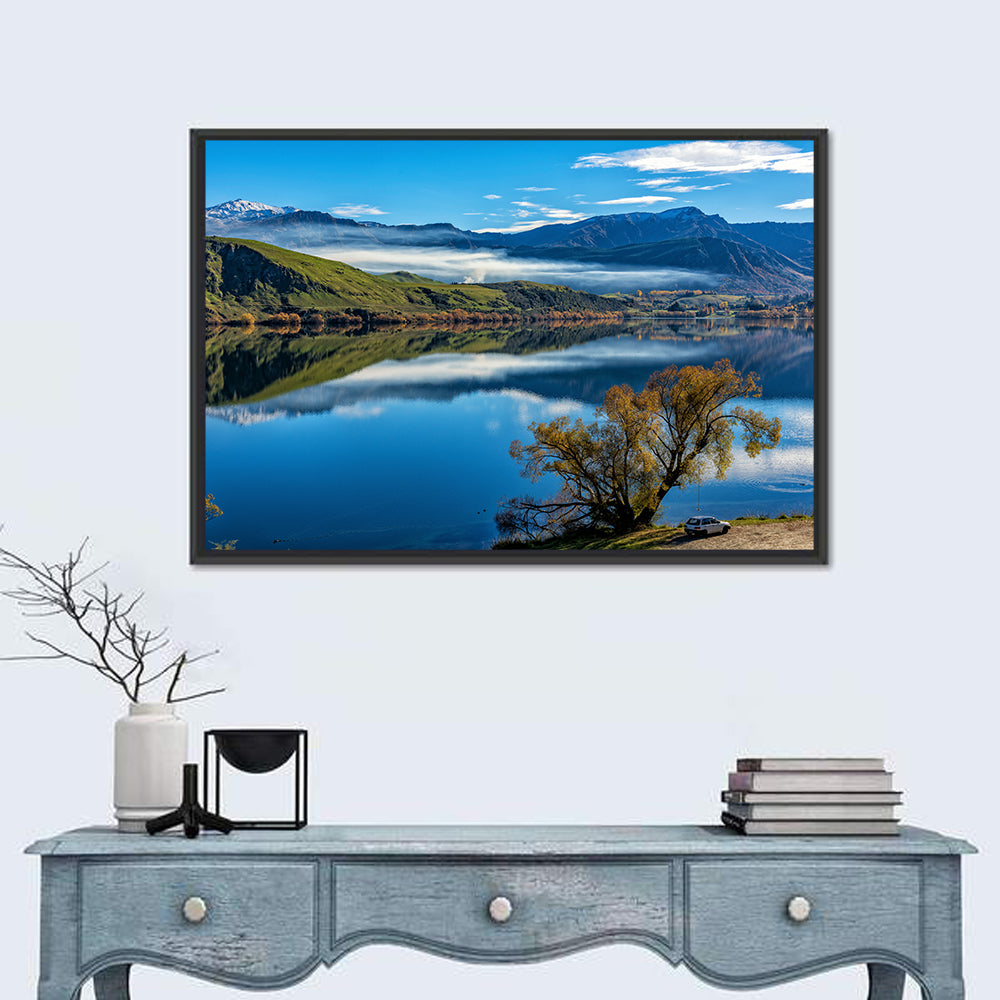 Lake Hayes Autumn Reflection Wall Art