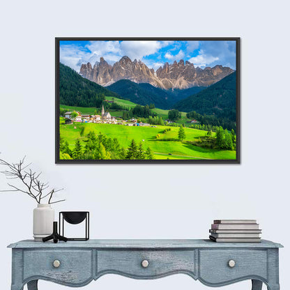 Santa Maddalena Village, Dolomites Wall Art