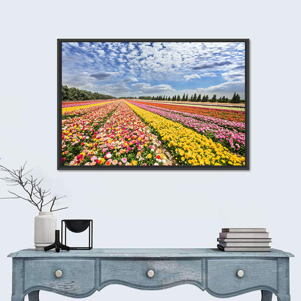 Spring Flowering Buttercups Wall Art