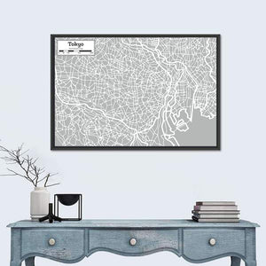 Tokyo Map Wall Art