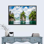 Ratchaprapha Dam Landscape Wall Art