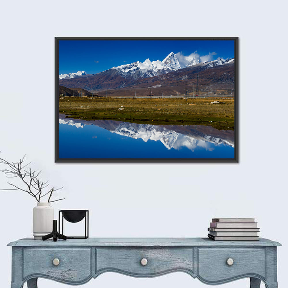 Snow-capped Mountains of Tibet Wall Art