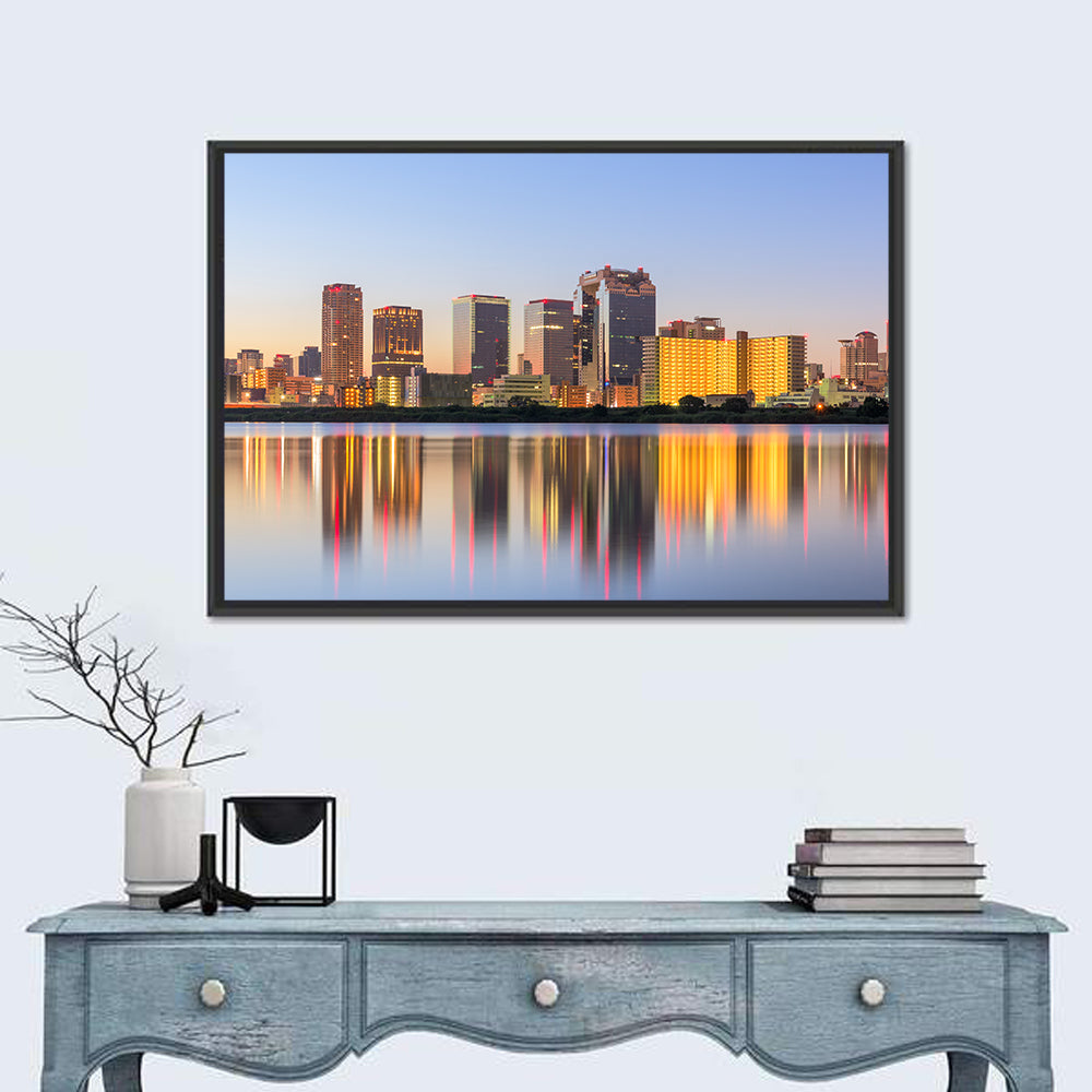 Umeda Skyline at Dusk Wall Art