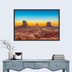 Monument Valley Sunrise with Winding Road Wall Art