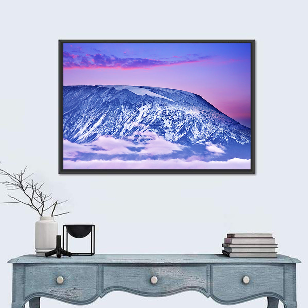 Purple Dusk Over Kilimanjaro Wall Art