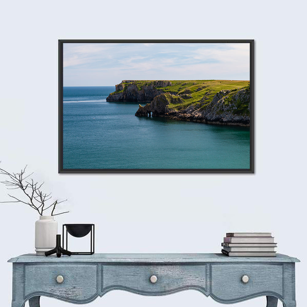 Barafundle Bay Clifftop and Sea Arch Wall Art