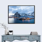 Blue Hour Over Reine, Lofoten Wall Art