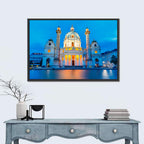 Karlskirche at Dusk Wall Art