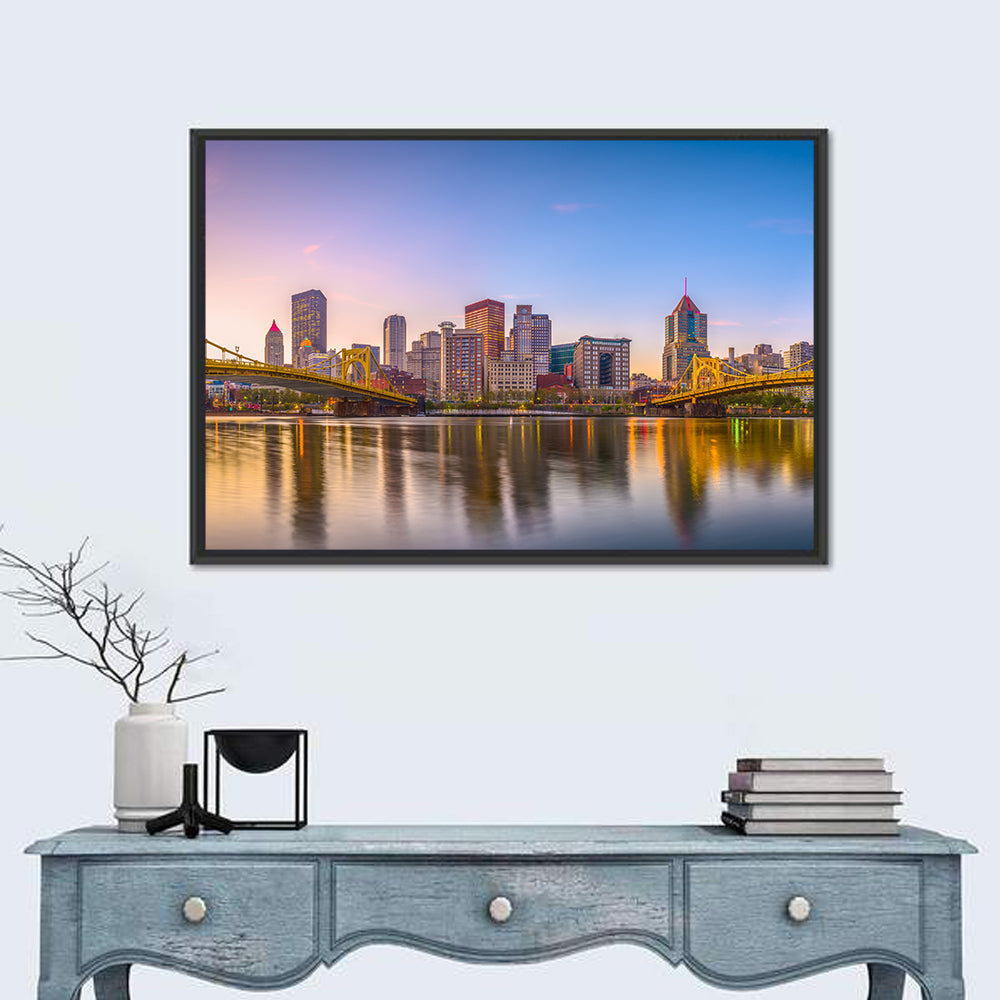 Allegheny River at Twilight Wall Art