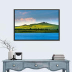 Hongsong Lake with Mountain Peak Wall Art