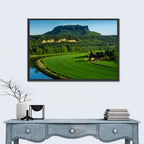 Lilienstein Mountain in Bad Schandau Wall Art
