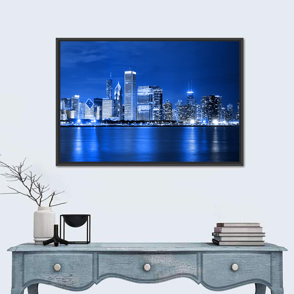 Chicago Financial District Skyline Wall Art