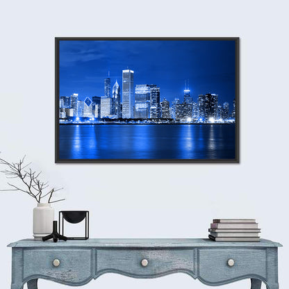 Chicago Financial District Skyline Wall Art
