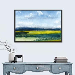 Watercolor Summer Painting Wall Art