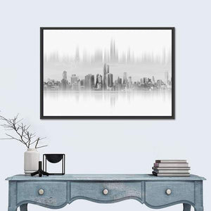 Modern Buildings Abstract Wall Art