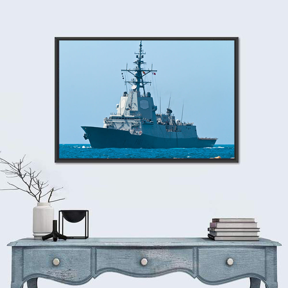Alvaro De Bazan F-101 Frigate at Sea Wall Art