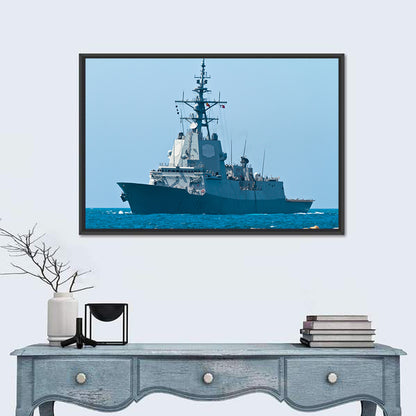 Alvaro De Bazan F-101 Frigate at Sea Wall Art