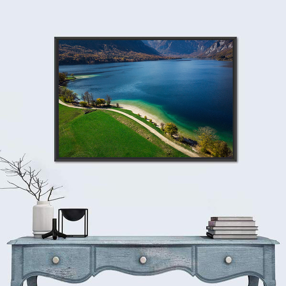 Bohinj Lake Shoreline Wall Art