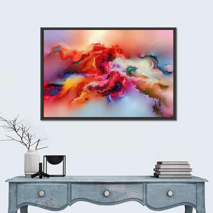 Hand Drawn Brushstroke Nebula Wall Art