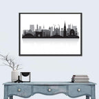 Karachi Skyline Silhouette Wall Art