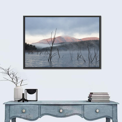 Lake Eildon Morning Mist Wall Art