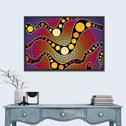 Aboriginal Dot Style I Wall Art